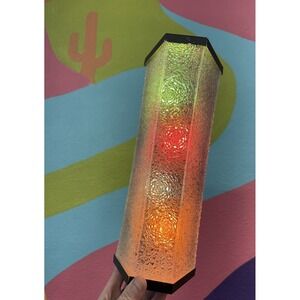 1970s Luna-Lite Razzle Dazzle Color Bar Lamp Mod Disco Vintage Mood Light Works